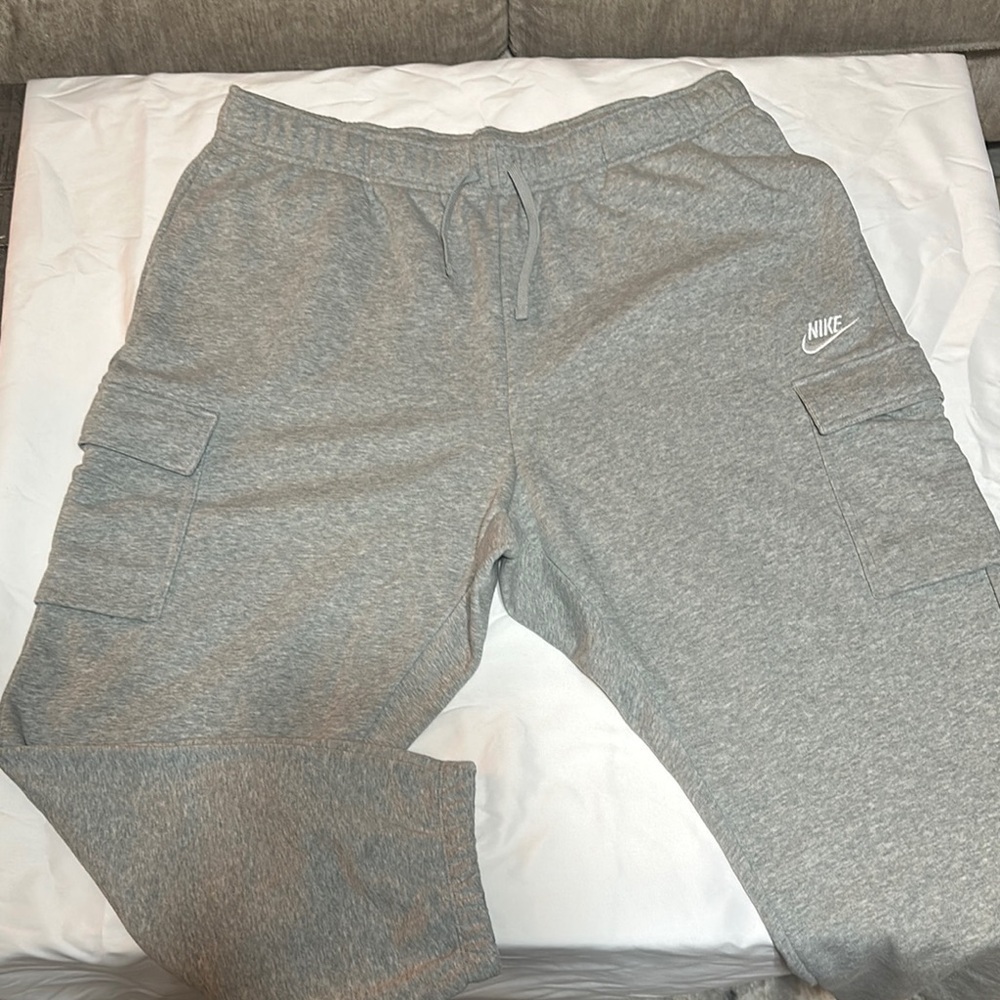 Nike Kids Grey Cargo Sweatpants